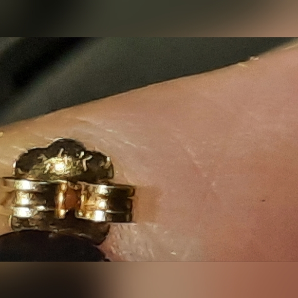 AUTHENTIC GENUINE SOLID 14K YELLOW GOLD large WEDDING SEXXXY DROP EARRINGS ๐ ๐ - Picture 6 of 6